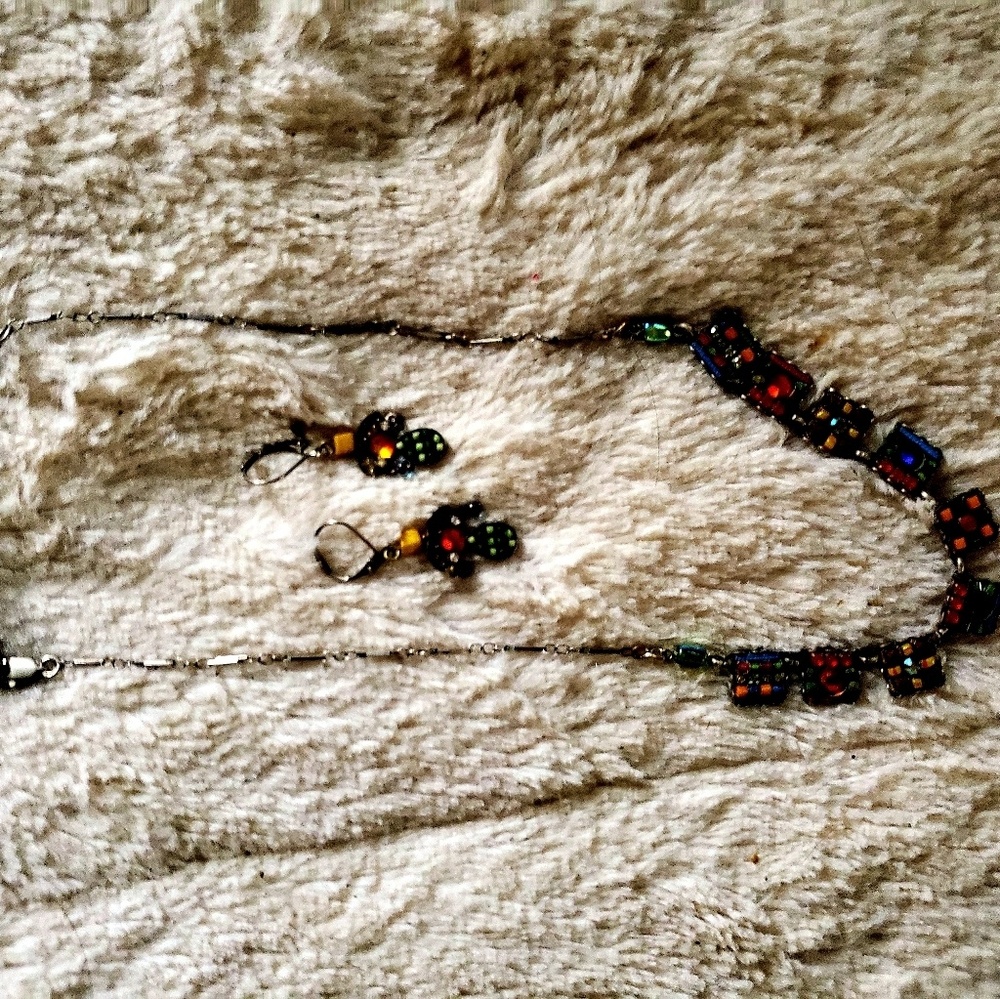 Matching Necklace and Earring Set